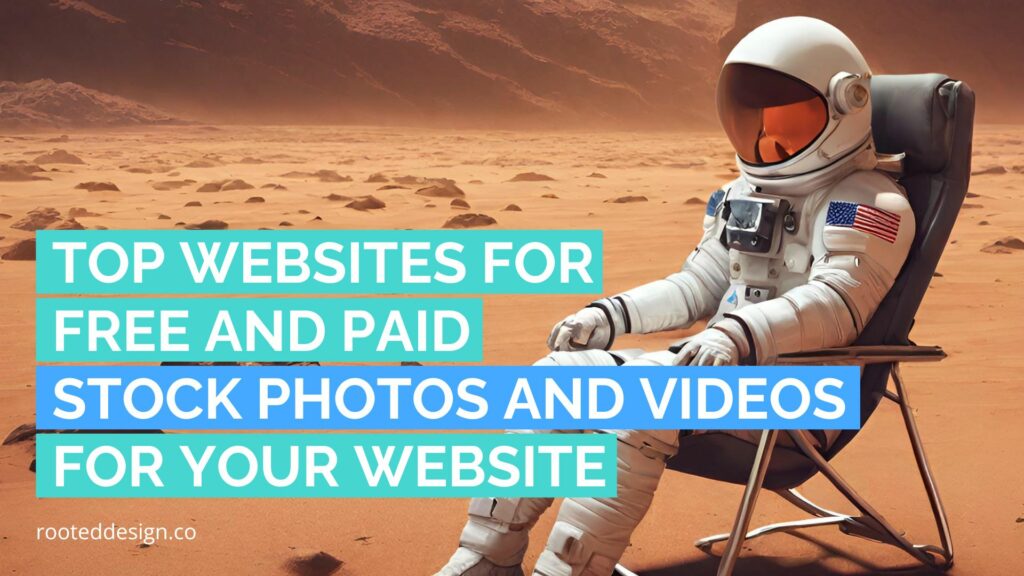 Astronaut sitting in a chair on Mars with the blog title written over them